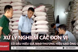 Xử lý nghiêm các đơn vị có dấu hiệu giả mạo thương hiệu gạo Ông Cua