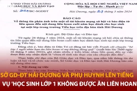 Báo cáo mới nhất về vụ "học sinh lớp 1 không được ăn liên hoan"