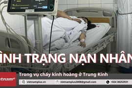 Bệnh viện thông tin về tình hình sức khỏe 3 nạn nhân vụ cháy tại Trung Kính
