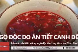Báo cáo chi tiết về vụ ngộ độc thương tâm do ăn tiết canh dê tại Thái Bình 
