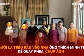 Bản tin 60s: Người lạ trèo rào vào nhà ông Thích Minh Tuệ để quay phim, chụp ảnh