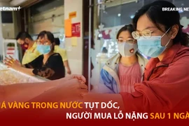 Bản tin 60s: Giá vàng trong nước tụt dốc, người mua lỗ nặng sau 1 ngày