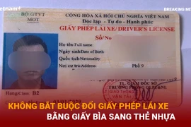 Bản tin 60s: Không bắt buộc đổi giấy phép lái xe bằng giấy bìa sang thẻ nhựa