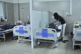 Bệnh nhân COVID-19. (Ảnh: TTXVN phát)