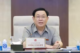 Chủ tịch Quốc hội Vương Đình Huệ phát biểu. (Ảnh: Doãn Tấn/TTXVN)