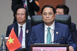 Thủ tướng Phạm Minh Chính phát biểu tại Hội nghị Cấp cao đặc biệt ASEAN-Canada. 