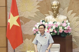 Chủ tịch Quốc hội Vương Đình Huệ phát biểu. (Ảnh: Doãn Tấn/TTXVN)