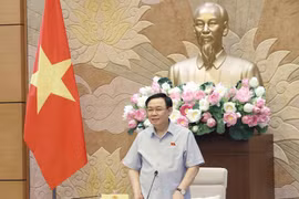 Chủ tịch Quốc hội Vương Đình Huệ phát biểu. (Ảnh: Doãn Tấn/TTXVN)