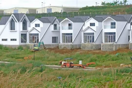 Dự án bất động sản quy mô gần 10ha tại khu vực thôn 4, xã Lộc Tân (huyện Bảo Lâm, Lâm Đồng). (Ảnh: Nguyễn Dũng/TTXVN)