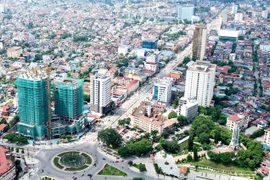 Thành phố Thái Nguyên phấn đấu đến năm 2030 phát triển trở thành đô thị văn minh. (Ảnh: TTXVN phát)