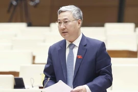 Đại biểu Quốc hội Trần Văn Lâm, Ủy viên Thường trực Ủy ban Tài chính, Ngân sách của Quốc hội. (Ảnh: Doãn Tấn/TTXVN)