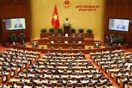 Quang cảnh phiên khai mạc kỳ họp. (Ảnh: TTXVN)
