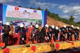 Quang cảnh lễ động thổ. (Nguồn: Vietnam+)