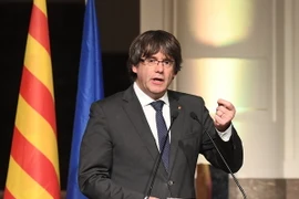 Thủ hiến bị phế truất vùng Catalunya Carles Puigdemont. (Nguồn: AFP/TTXVN)