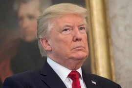 Tổng thống Mỹ Donald Trump phát biểu tại Washington DC. (Nguồn: AFP/TTXVN)