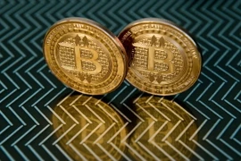  Đồng bitcoin tại Washington, Mỹ. (Nguồn: AFP/TTXVN)
