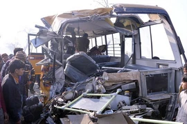 Hiện trường một vụ tai nạn tại Ấn Độ. (Nguồn: hindustantimes.com)