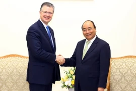 Thủ tướng Nguyễn Xuân Phúc tiếp ông Daniel Kritenbrink, Đại sứ Hoa Kỳ tại Việt Nam đến chào xã giao. (Ảnh: Thống Nhất/TTXVN)