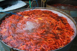 [Photo] Chợ cá chép vàng sôi động trước ngày tiễn ông Táo về trời