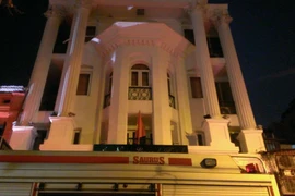 Khách sạn An Nam Legend Hotel, 27 Hàng Bè, nơi xảy ra vụ cháy. (Ảnh: Võ Phương/Vietnam+)