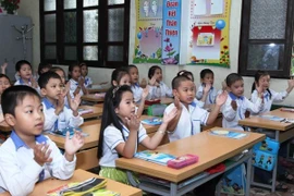 Học sinh tiểu học sẽ không bị kỷ luật. (Ảnh: PV?Vietnam+)