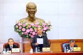 Phó Thủ tướng Nguyễn Xuân Phúc phát biểu. (Ảnh: An Đăng/TTXVN)