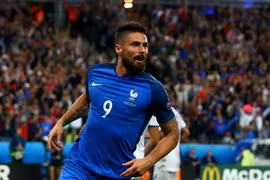 Giroud mở tỷ số cho Pháp. (Nguồn: Getty Images)