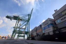 Các container hàng hóa tại cảng Mariel, Cuba. (Nguồn: AFP/TTXVN)