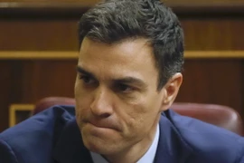 Lãnh đạo Đảng Xã hội (PSOE) của Tây Ban Nha Pedro Sanchez. (Nguồn: AP)