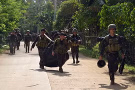 Lực lượng binh sỹ Philippines. (Nguồn: Reuters)