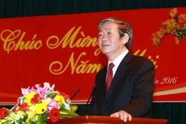 Ủy viên Bộ Chính trị, Thường trực Ban Bí thư Đinh Thế Huynh. (Ảnh: Doãn Tấn/TTXVN)