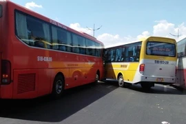 Hiện trường vụ va chạm. (Nguồn: baogiaothong)