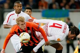 Shakhtar Donetsk và Sevilla bất phân thắng bại. (Nguồn: AP)