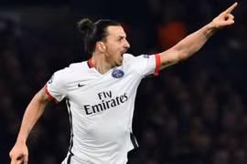 Ibrahimovic góp công trong cả hai bàn thắng của PSG. (Nguồn: Getty Images)