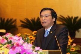 Chủ nhiệm Văn phòng Quốc hội Nguyễn Hạnh Phúc. (Ảnh: Dương Giang/TTXVN)
