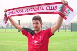 Marko Grujic gia nhập Liverpool. (Nguồn: AP)