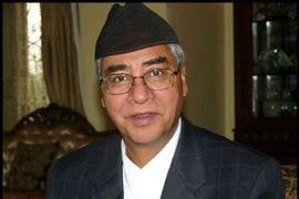 Ông Sher Bahadur Deuba trở thành chủ tịch đảng Quốc đại Nepal. (Nguồn: AP)