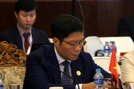 Bộ trưởng Công Thương Trần Tuấn Anh tại Hội nghị. (Ảnh: Phạm Kiên/TTXVN)