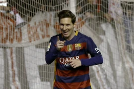 Lionel Messi lập hat-trick giúp Barcelona lập kỷ lục. (Nguồn: Getty Images)