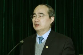 Chủ tịch Ủy ban Trung ương Mặt trận Tổ quốc Việt Nam Nguyễn Thiện Nhân. (Ảnh : Nguyễn Dân/TTXVN)