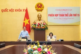 Thẩm tra dự thảo Nghị quyết của Quốc hội về việc lấy phiếu tín nhiệm