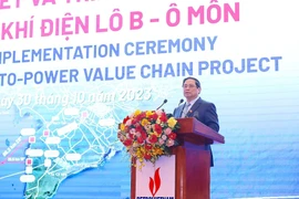 Thủ tướng Phạm Minh Chính dự lễ triển khai Dự án Khí điện Lô B-Ô Môn