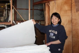 Doanh nghiệp Nhật Bản tận dụng thực phẩm thừa để làm giấy truyền thống