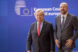 EU và LHQ thảo luận an ninh lương thực và hỗ trợ quân sự cho Ukraine