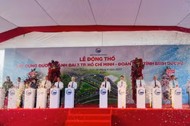 Bình Dương khởi công xây dựng nút giao trên đường Vành đai 3 TP.HCM