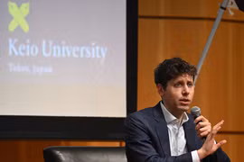 Ông Sam Altman bị sai thải khỏi vị trí CEO của OpenAI. (Ảnh: AFP/TTXVN)