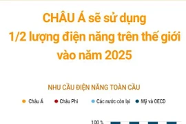 Châu Á sẽ sử dụng 1/2 lượng điện năng trên thế giới vào năm 2025