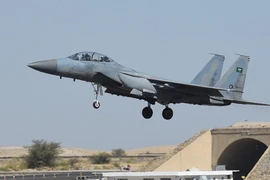 Máy bay tiêm kích F15SA của Saudi Arabia. (Ảnh: AFP)