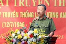Xây dựng lực lượng An ninh Nhân dân xứng đáng là "bảo kiếm" của Đảng