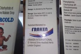 Hàm lượng độc trong Siro ho Naturcold cao gấp hàng trăm lần giới hạn